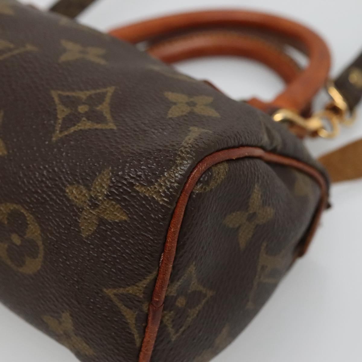 Louis Vuitton Speedy Mini HL Handbag Monogram Canvas, BROWN, CANVAS, Handbag