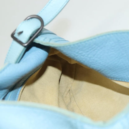 Bottega Veneta Shoulder Bag Leather, BLUE, LEATHER, Shoulder bag