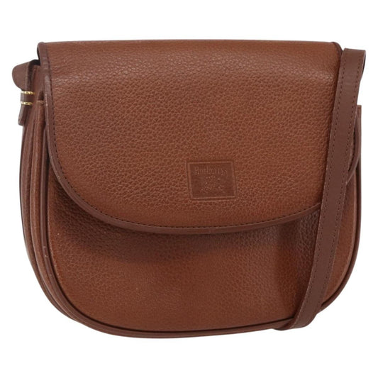 Burberry Vintage Shoulder Bag Leather, BROWN, LEATHER, Shoulder bag
