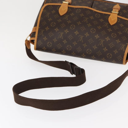 Louis Vuitton Sac Gibeciere Messenger Bag Monogram Canvas, BROWN, CANVAS, Shoulder bag