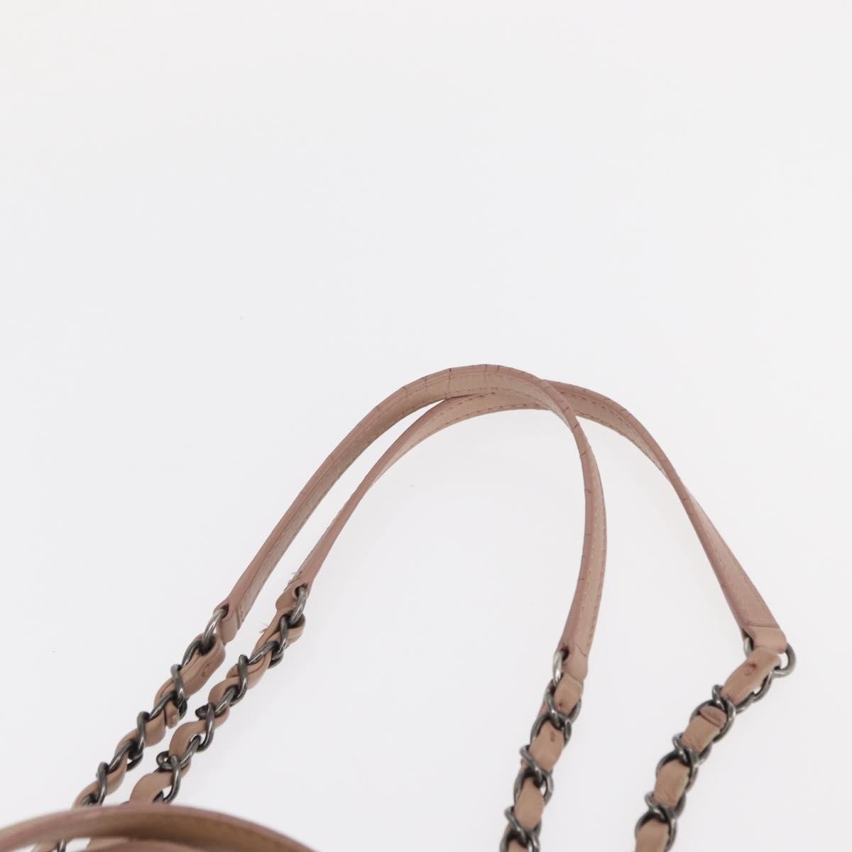 Chanel Easy Shopping Tote Quilted Calfskin, PINK, LEATHER, Tote bag