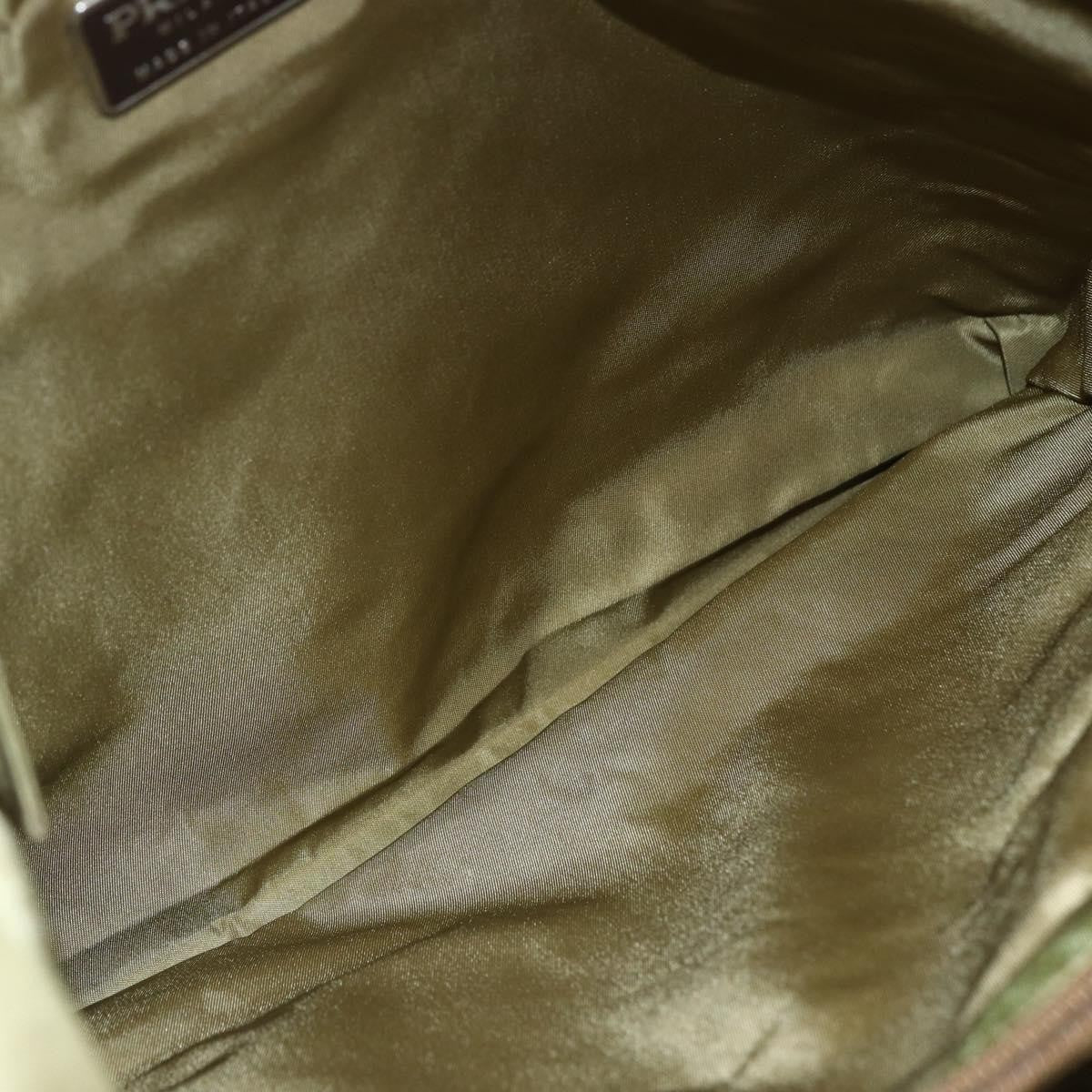 Prada Vintage Tote Tessuto, GREEN, NYLON, Tote bag