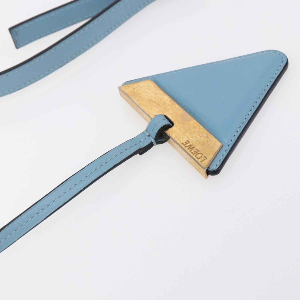 Loewe Barcelona Shoulder Bag Leather, BLUE, LEATHER, Shoulder bag