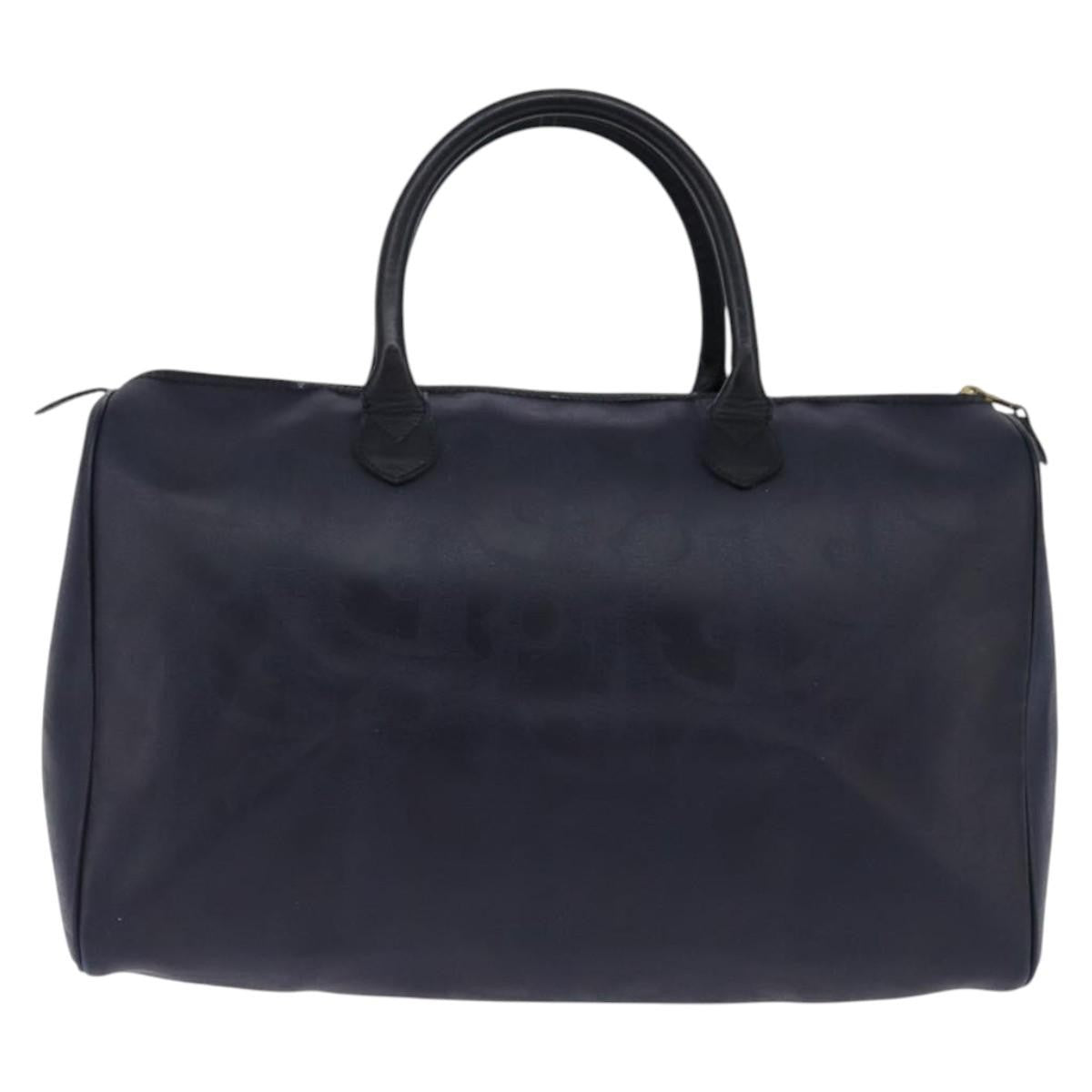 Christian Dior Lady Dior Boston Bag Canvas, NAVY, CANVAS, Travel bag