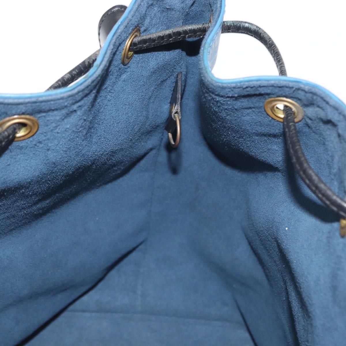 Louis Vuitton Petit Noe Handbag Epi Leather, BLACK, LEATHER, Shoulder bag