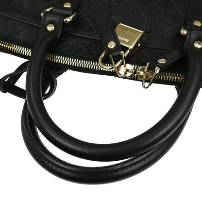 Gucci Diamante bright briefcase Leather, BLACK, LEATHER, Briefcase