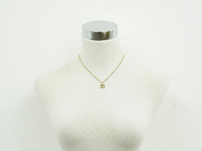 Chanel Rainbow CC Pendant Necklace Metal and Crystals, GOLD, GOLD_PLATED, Necklace