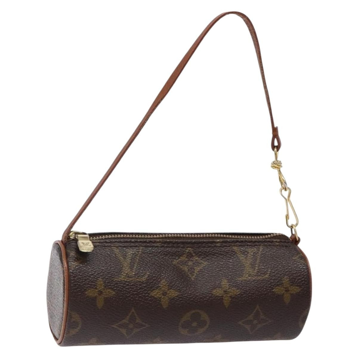 Louis Vuitton Papillon Pochette Monogram Canvas, BROWN, CANVAS, Handbag