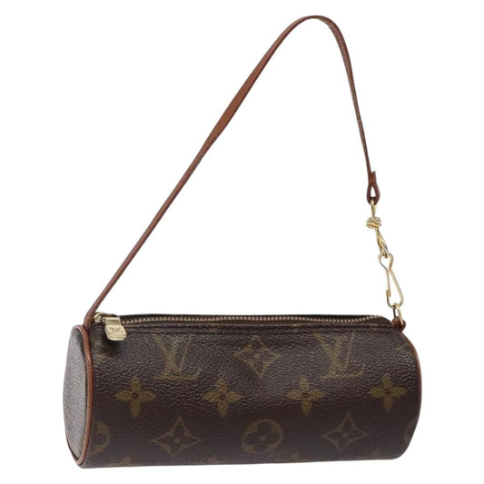 Louis Vuitton Papillon Pochette Monogram Canvas, BROWN, CANVAS, Handbag