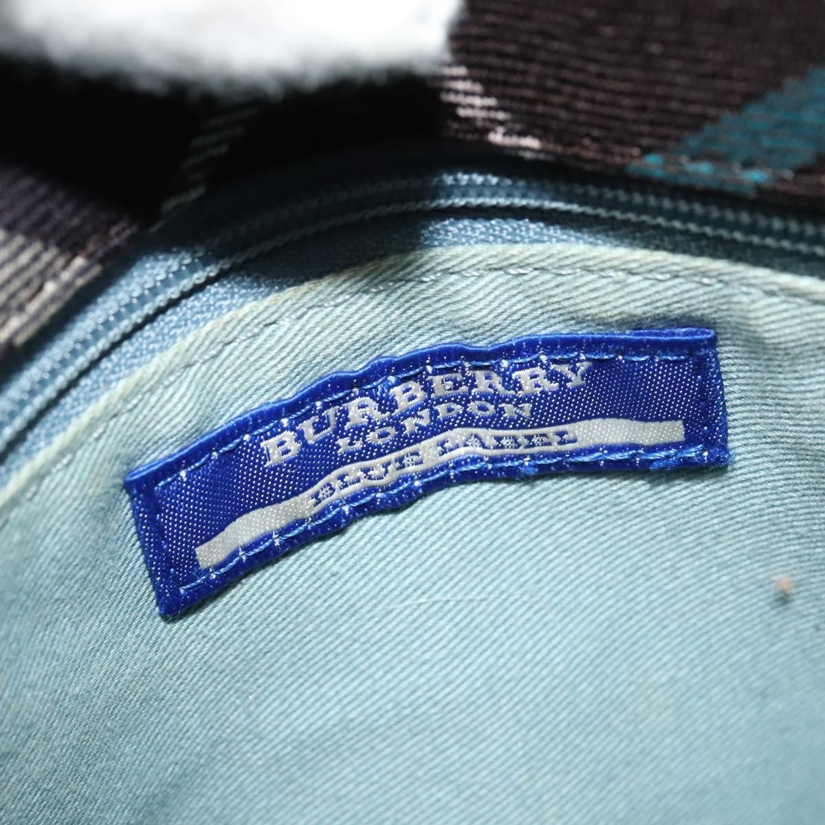 Burberry Nova Check Blue Label Canvas, MULTICOLOUR, CANVAS, Shoulder bag