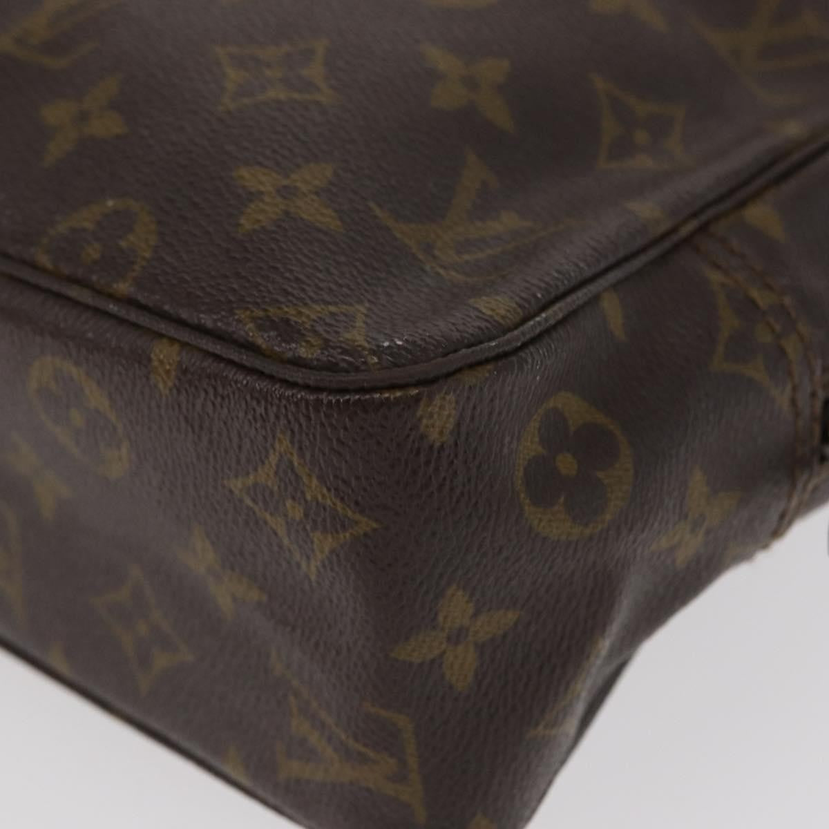 Louis Vuitton Trousse Toiletry Pouch Monogram Canvas, BROWN, CANVAS, Toiletry Case