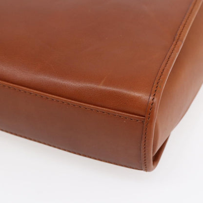 Celine Handbag Leather, BROWN, LEATHER, Handbag