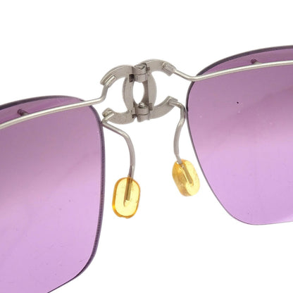 Chanel Logo CC Sunglasses Metal, PURPLE, METAL, Sunglasse