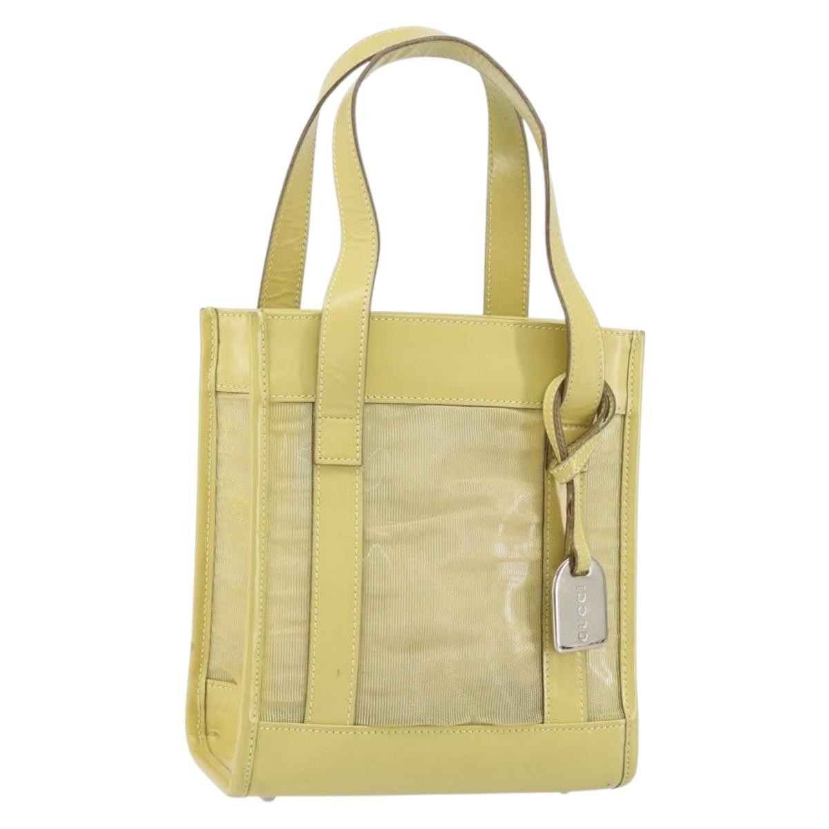 Gucci Vintage Handbag Leather, GREEN, LEATHER, Handbag