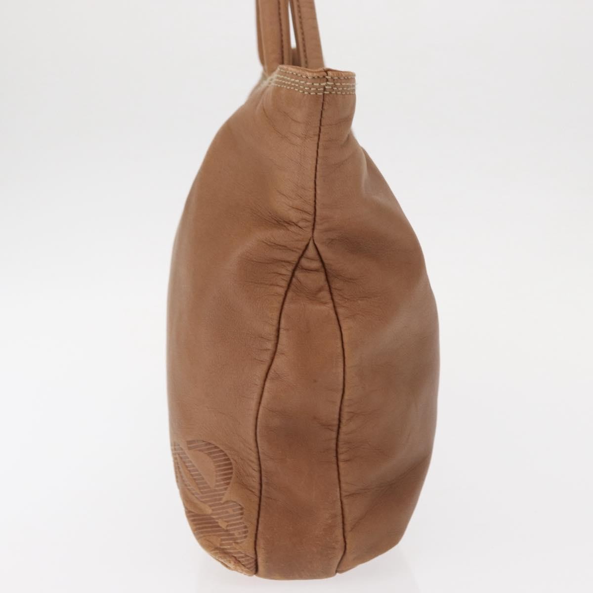 Loewe Anagram Tote Leather, BROWN, LEATHER, Tote bag