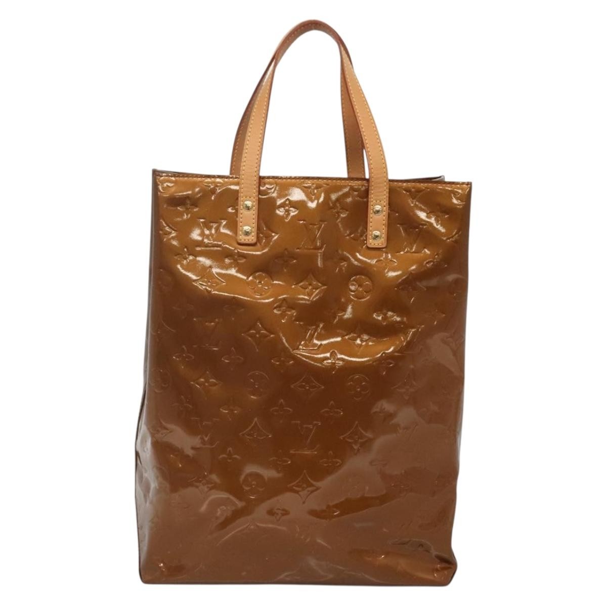 Louis Vuitton Reade Handbag Monogram Vernis, BROWN, PATENT_LEATHER, Handbag