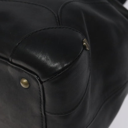 Chloe Vintage Shoulder Bag Leather, BLACK, LEATHER, Shoulder bag