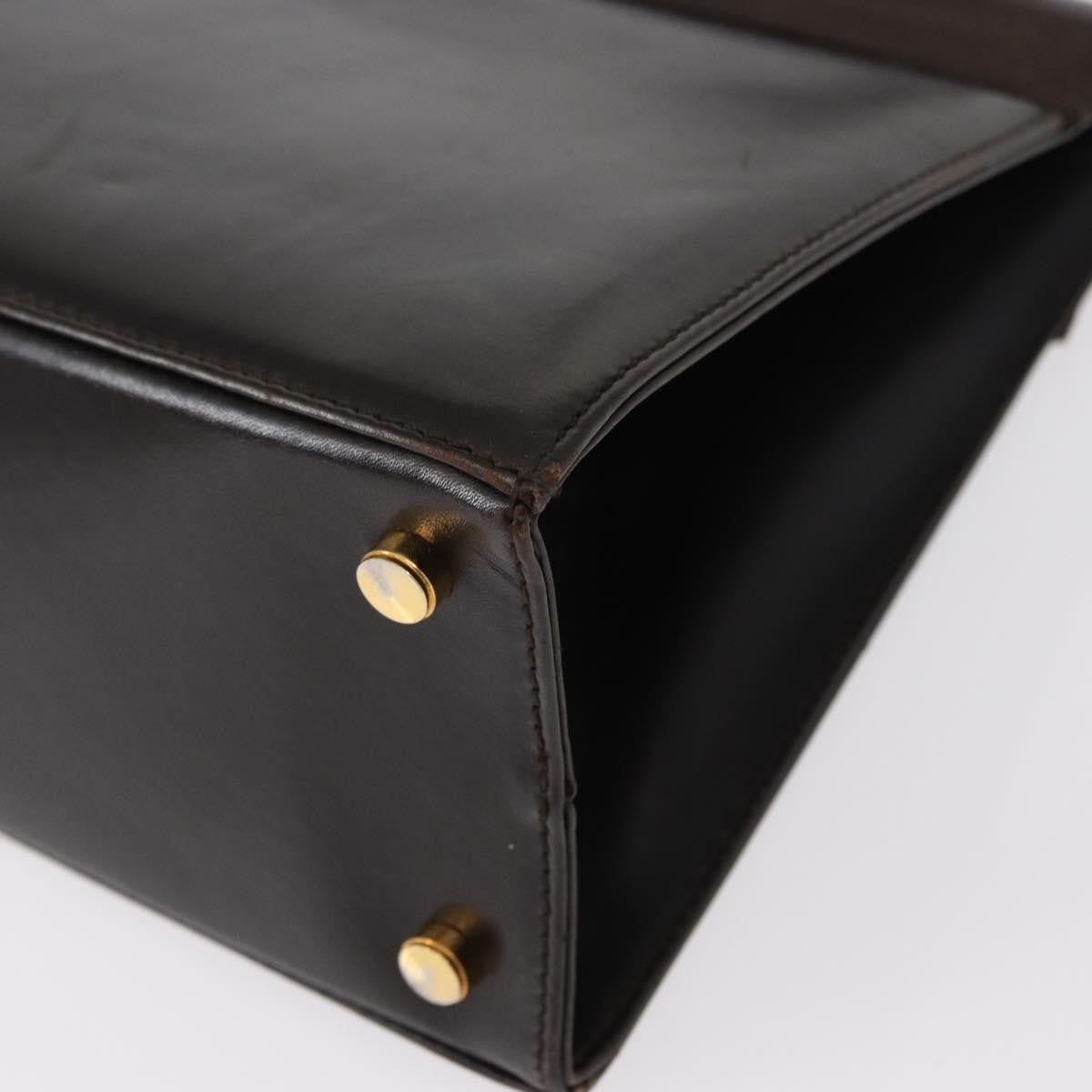 Salvatore Ferragamo Convertible Vara Bow Tote Leather, BROWN, LEATHER, Handbag