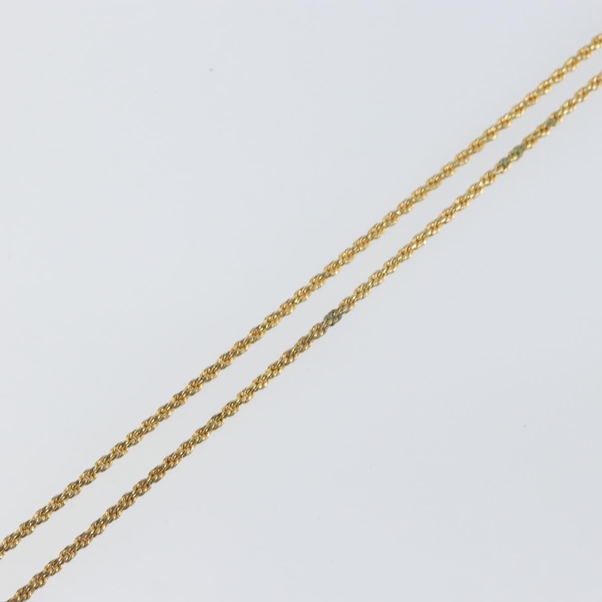 Christian Dior CD Pendant Necklace Metal, GOLD, METAL, Necklace