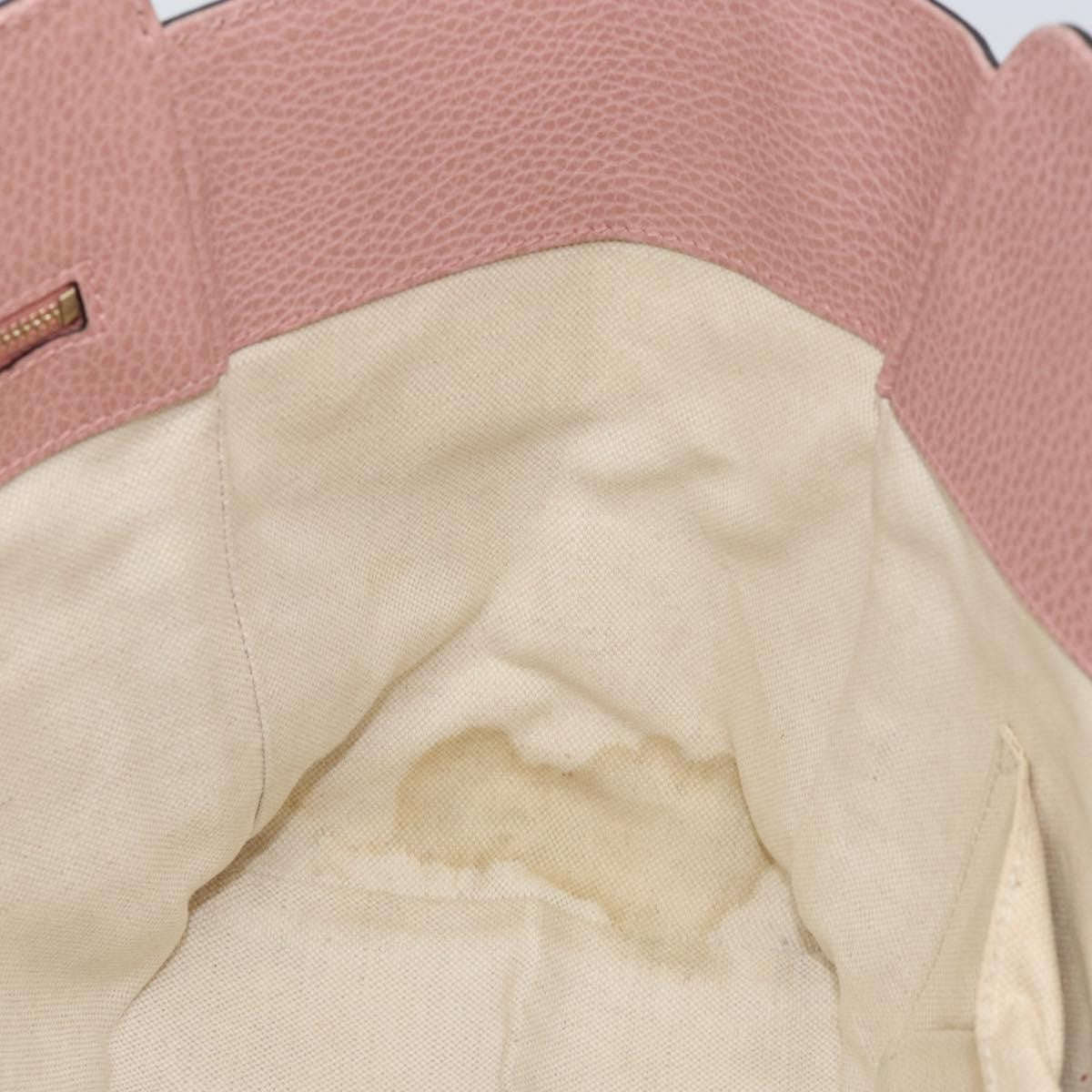 Gucci Swing Tote Leather, GRAY, LEATHER, Tote bag