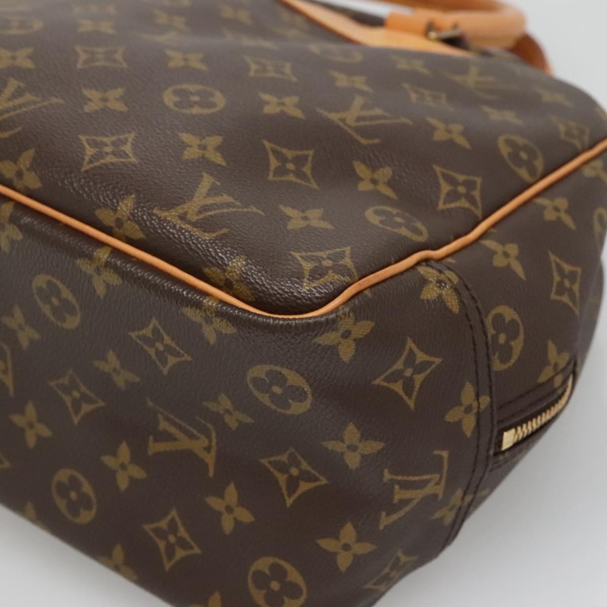 Louis Vuitton Deauville Handbag Monogram Canvas, BROWN, CANVAS, Handbag