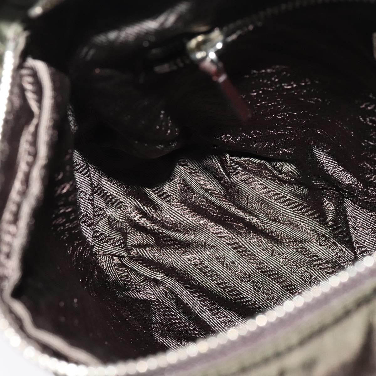 Prada Vintage Flap Shoulder Bag Nylon, KHAKI, NYLON, Shoulder bag