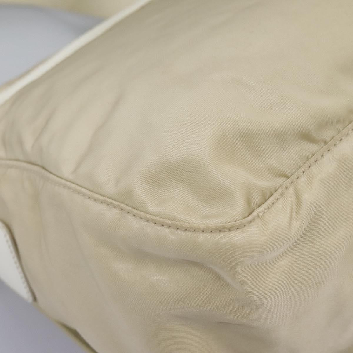 Prada Double Buckle Flap Messenger Bag Tessuto, BEIGE, NYLON, Shoulder bag