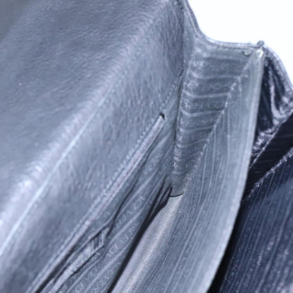 Versace Vintage Sun handbag Leather, BLACK, LEATHER, Handbag