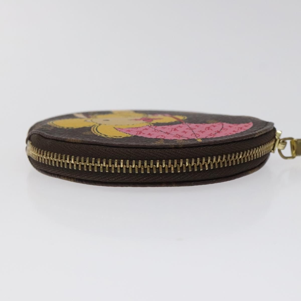 Louis Vuitton Round Coin Purse Limited Edition Monogram Canvas, BROWN, CANVAS, Wallets