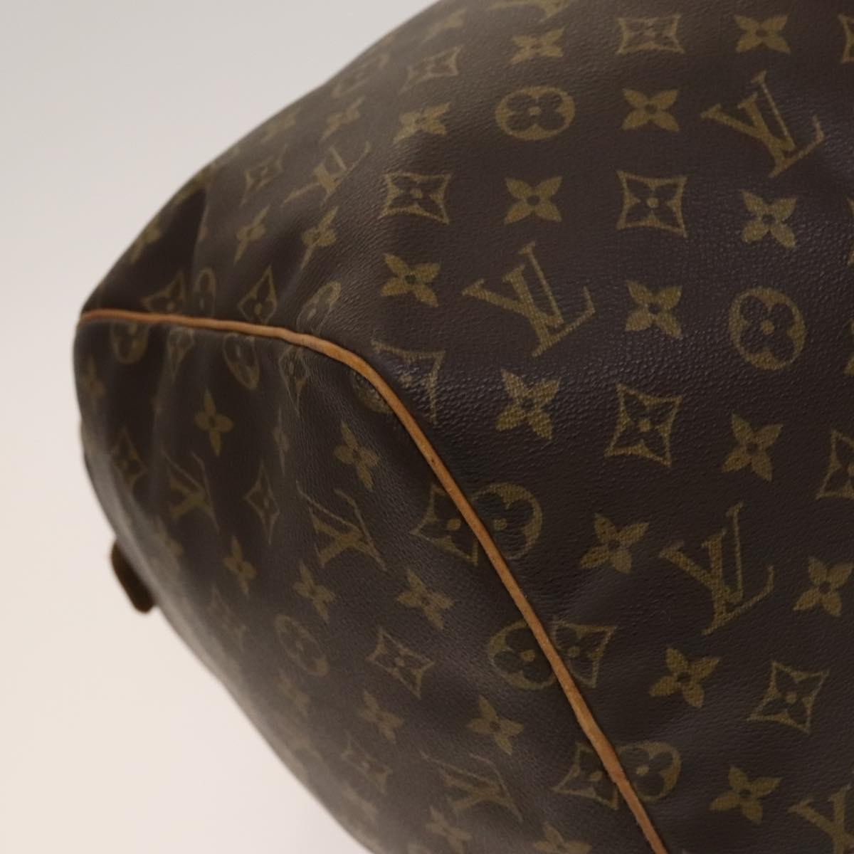 Louis Vuitton Keepall Bag Monogram Canvas, BROWN, CANVAS, Travel bag