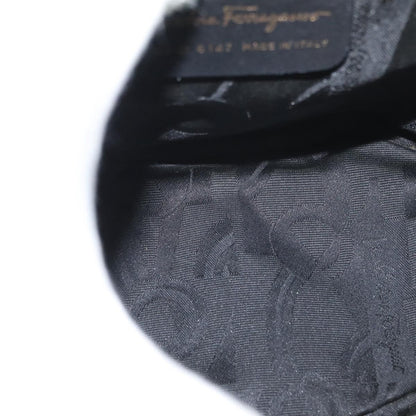 Salvatore Ferragamo Gancini Backpack Suede, GREEN, SUEDE, Backpack