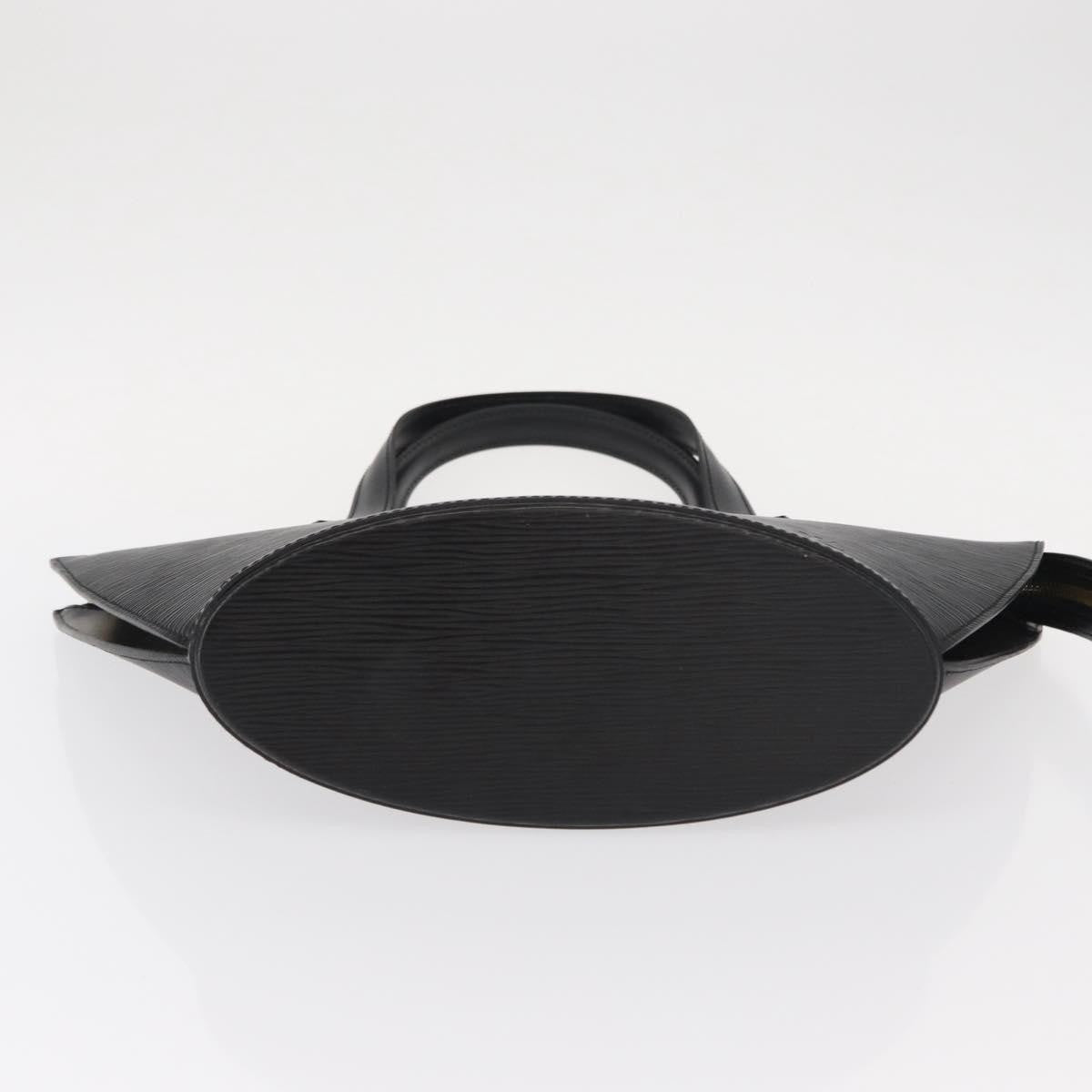 Louis Vuitton Saint Jacques Handbag Epi Leather, BLACK, LEATHER, Handbag