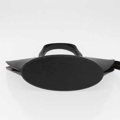 Louis Vuitton Saint Jacques Handbag Epi Leather, BLACK, LEATHER, Handbag