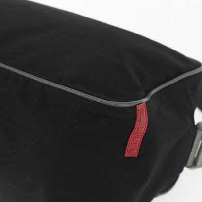 Prada Sport Zip Shoulder Bag Tessuto, BLACK, NYLON, Shoulder bag