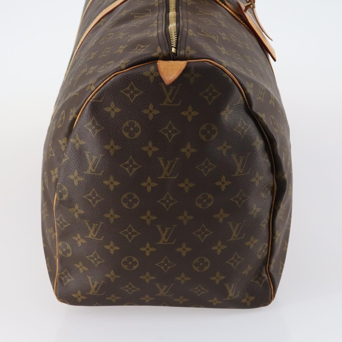 Louis Vuitton Keepall Bag Monogram Canvas, BROWN, CANVAS, Travel bag