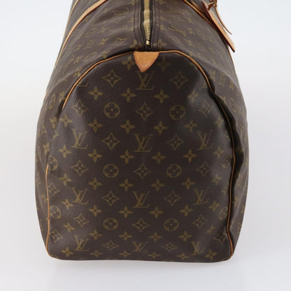 Louis Vuitton Keepall Bag Monogram Canvas, BROWN, CANVAS, Travel bag