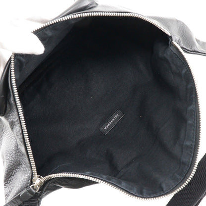 Balenciaga Everyday Waist Bag Leather, BLACK, LEATHER, Crossbody bag