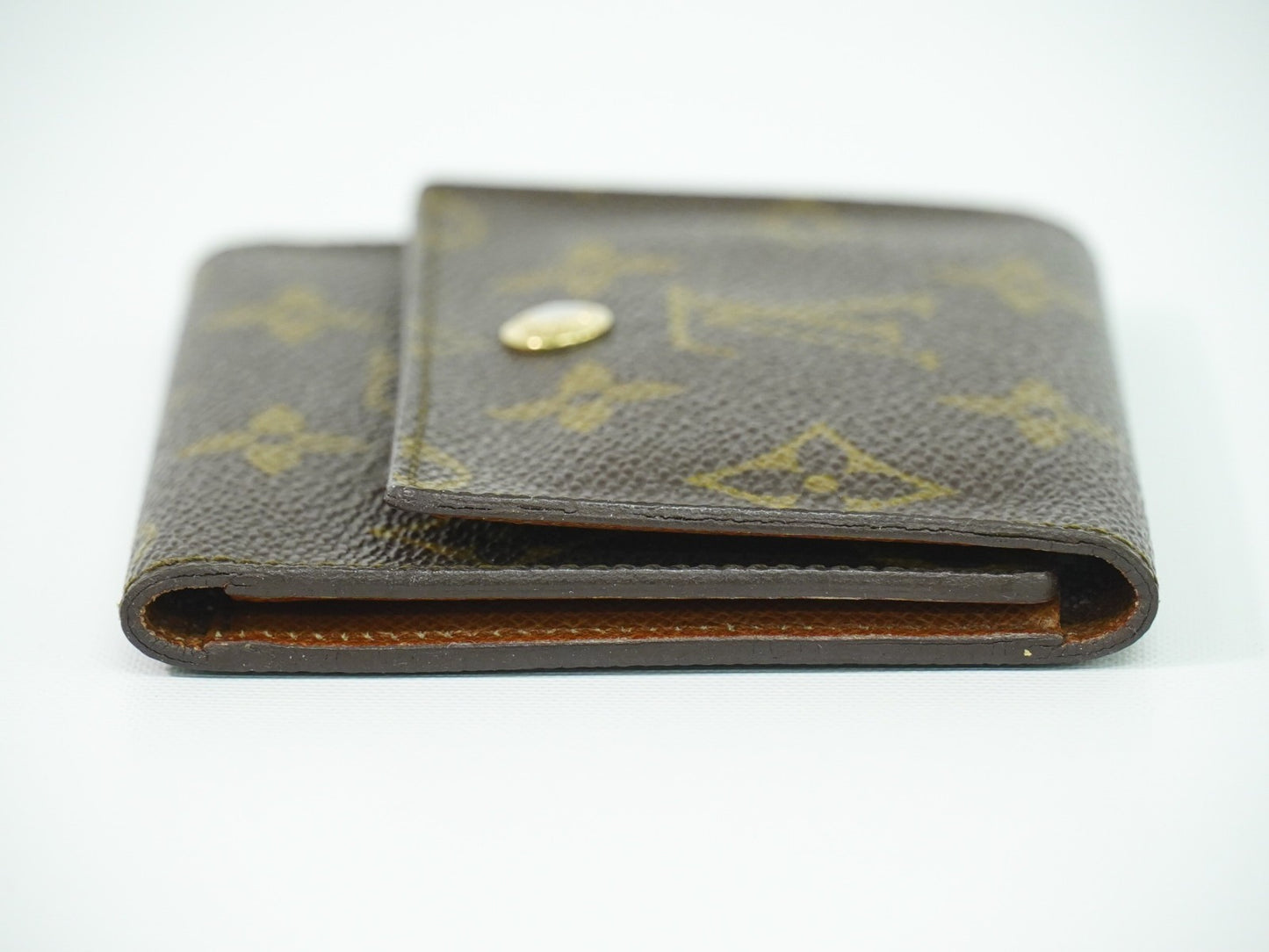 Louis Vuitton Porte Tresor Etui Papiers Wallet Monogram Canvas, BROWN, CANVAS, Card Holders