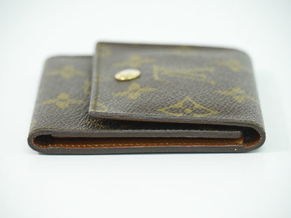 Louis Vuitton Porte Tresor Etui Papiers Wallet Monogram Canvas, BROWN, CANVAS, Card Holders