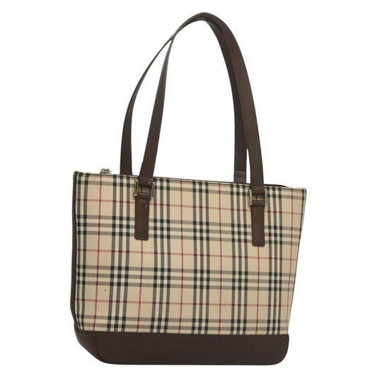 Burberry Nova Check Tote canvas check pattern, BEIGE, CANVAS, Tote bag