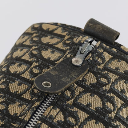 Christian Dior Vintage Trotter Boston Bag Diorissimo Canvas, NAVY, CANVAS, Travel bag