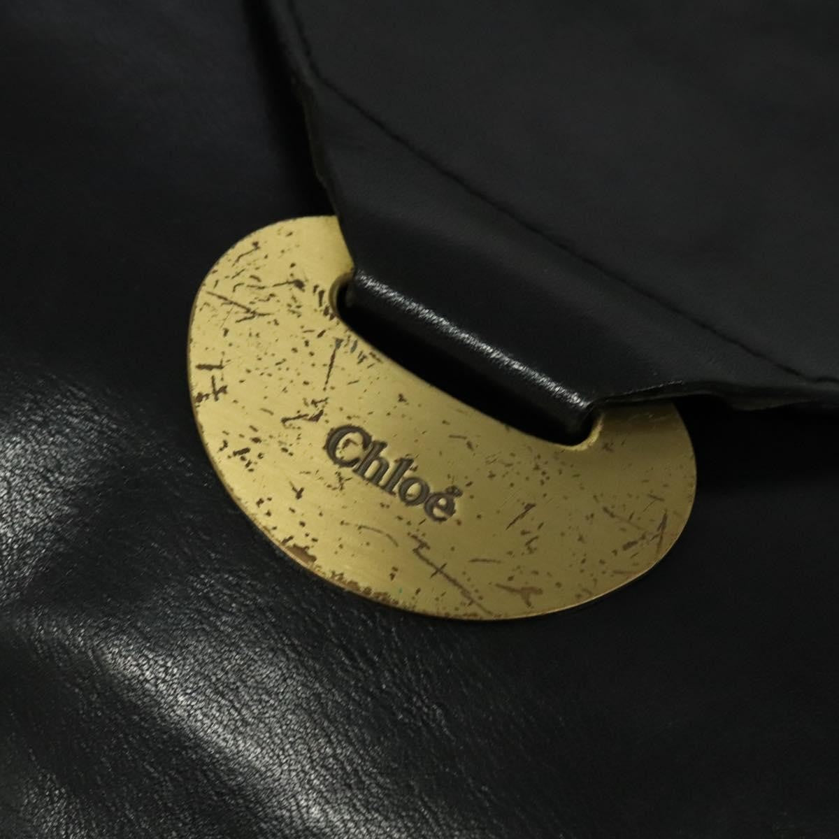 Chloe Vintage Flap shoulder bag Leather, BLACK, LEATHER, Shoulder bag