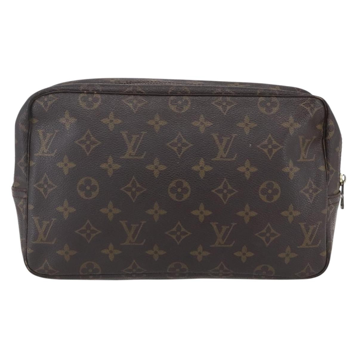 Louis Vuitton Trousse Toilette Monogram Canvas, BROWN, CANVAS, Clutche & pouche