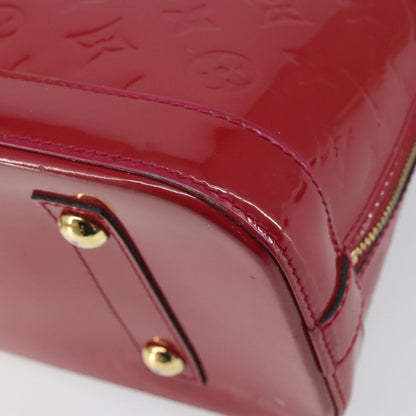 Louis Vuitton Alma Handbag Monogram Vernis, RED, PATENT_LEATHER, Handbag