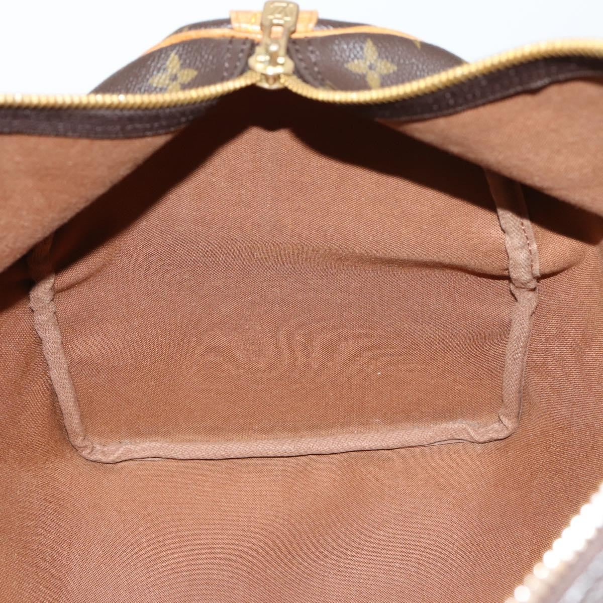 Louis Vuitton Keepall Bag Monogram Canvas, BROWN, CANVAS, Travel bag