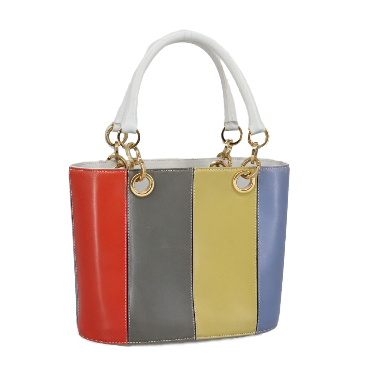 Salvatore Ferragamo Vintage Gancini Top Handle Bag Leather, MULTICOLOUR, LEATHER, Handbag