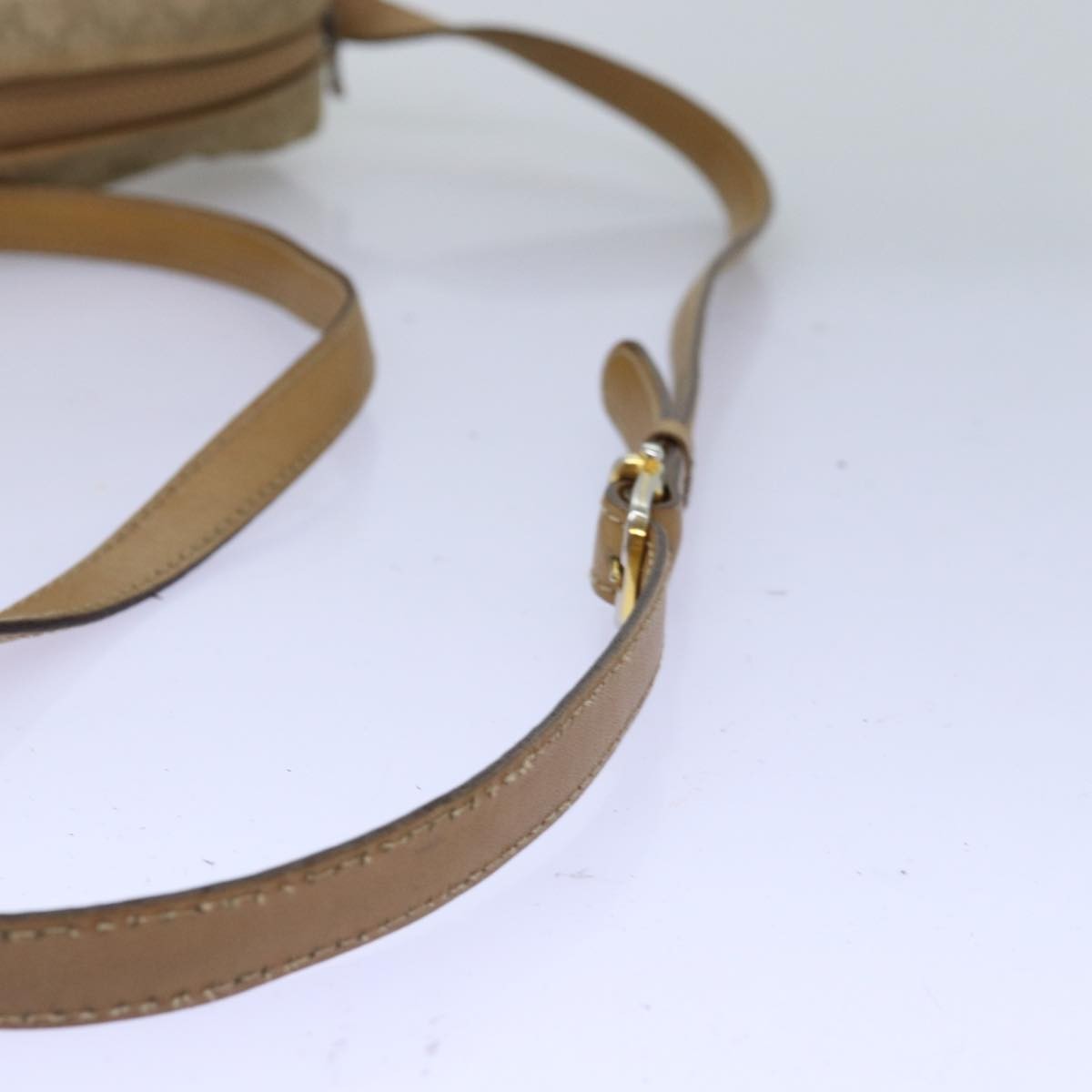 Celine Macadam Shoulder Bag Canvas, BEIGE, CANVAS, Shoulder bag