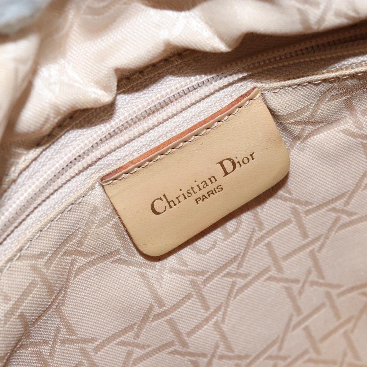 Christian Dior Lady Dior Bag Nylon, BEIGE, NYLON, Handbag