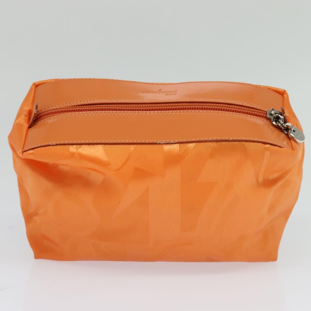 Salvatore Ferragamo Vintage Shoulder Bag Nylon, ORANGE, NYLON, Shoulder bag