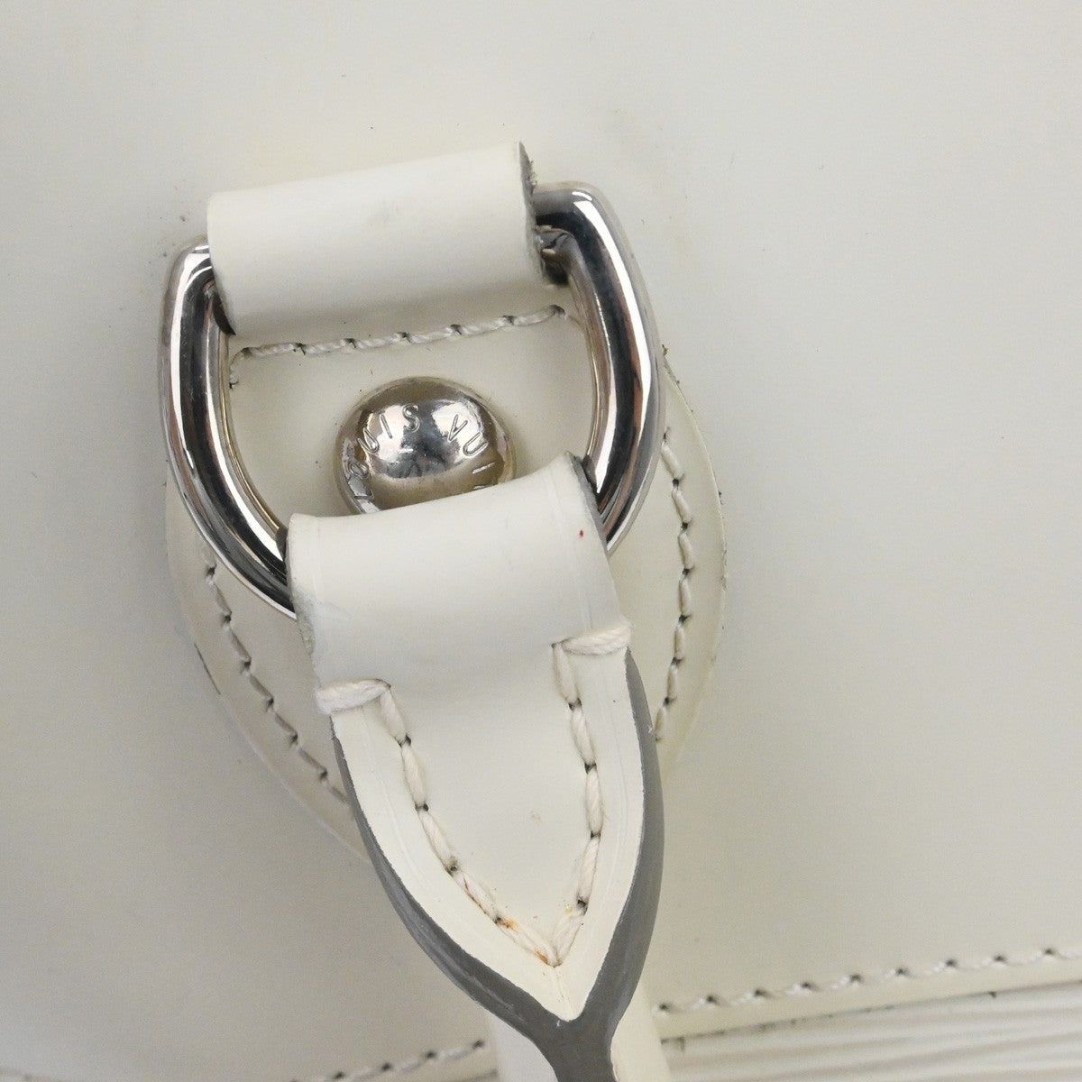 Louis Vuitton Passy Tote Epi Leather, White, Leather, Handbag